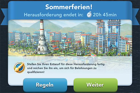 Sommerferien Herausforderung