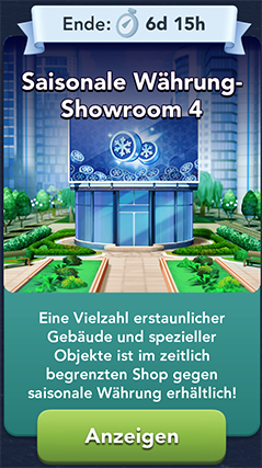 Saisonale Währung Showroom4 Start