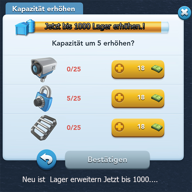 Neu Lager 1000