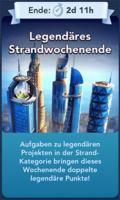 Legendäres Strandwochenende Start