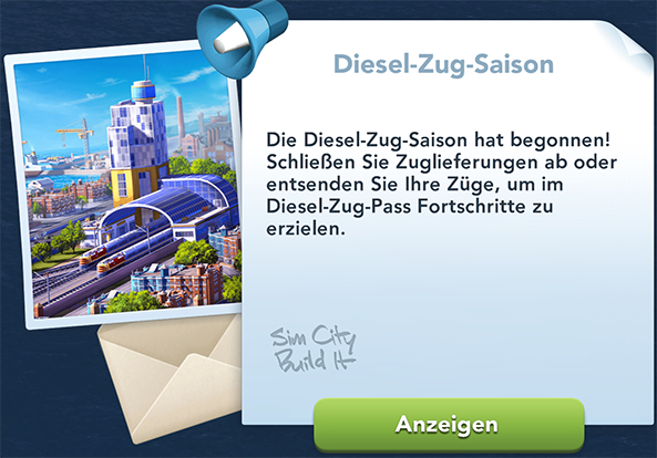 Diesel Zug Saison Info