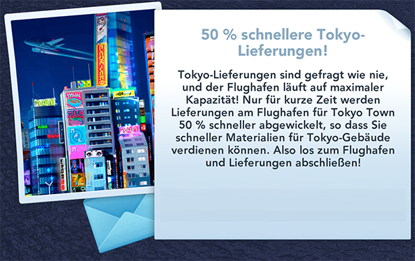 50p schnellere Tokyo Lieferungen Info