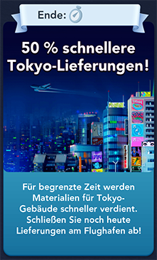 50p schnellere Tokyo Lieferungen Start