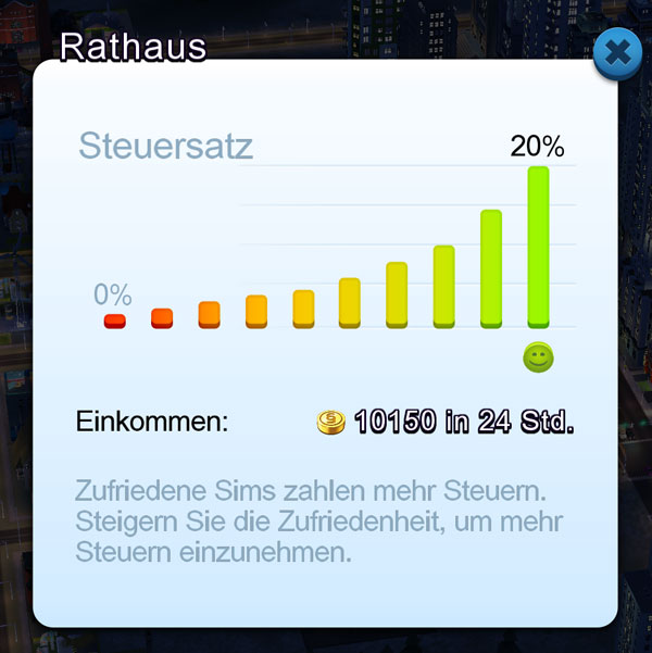 SimCIty BuildIt Steuern simcity buildit steuern
