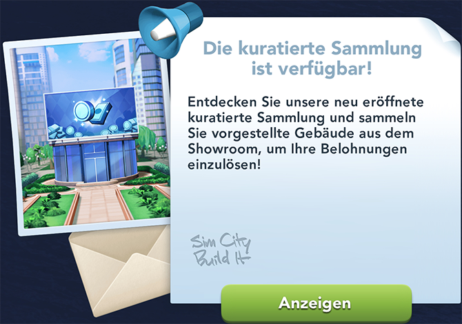 Der kuratierte Sammlung Info