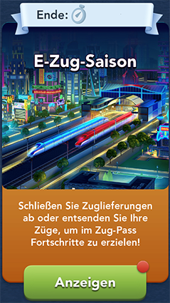 Diesel Zug Saison Start