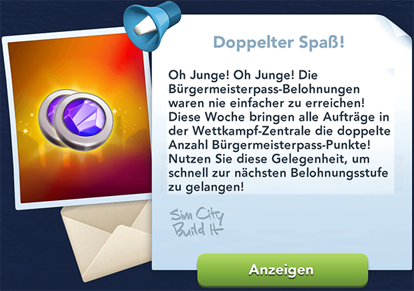 Doppel Bürgermeisterpass Punkte Info